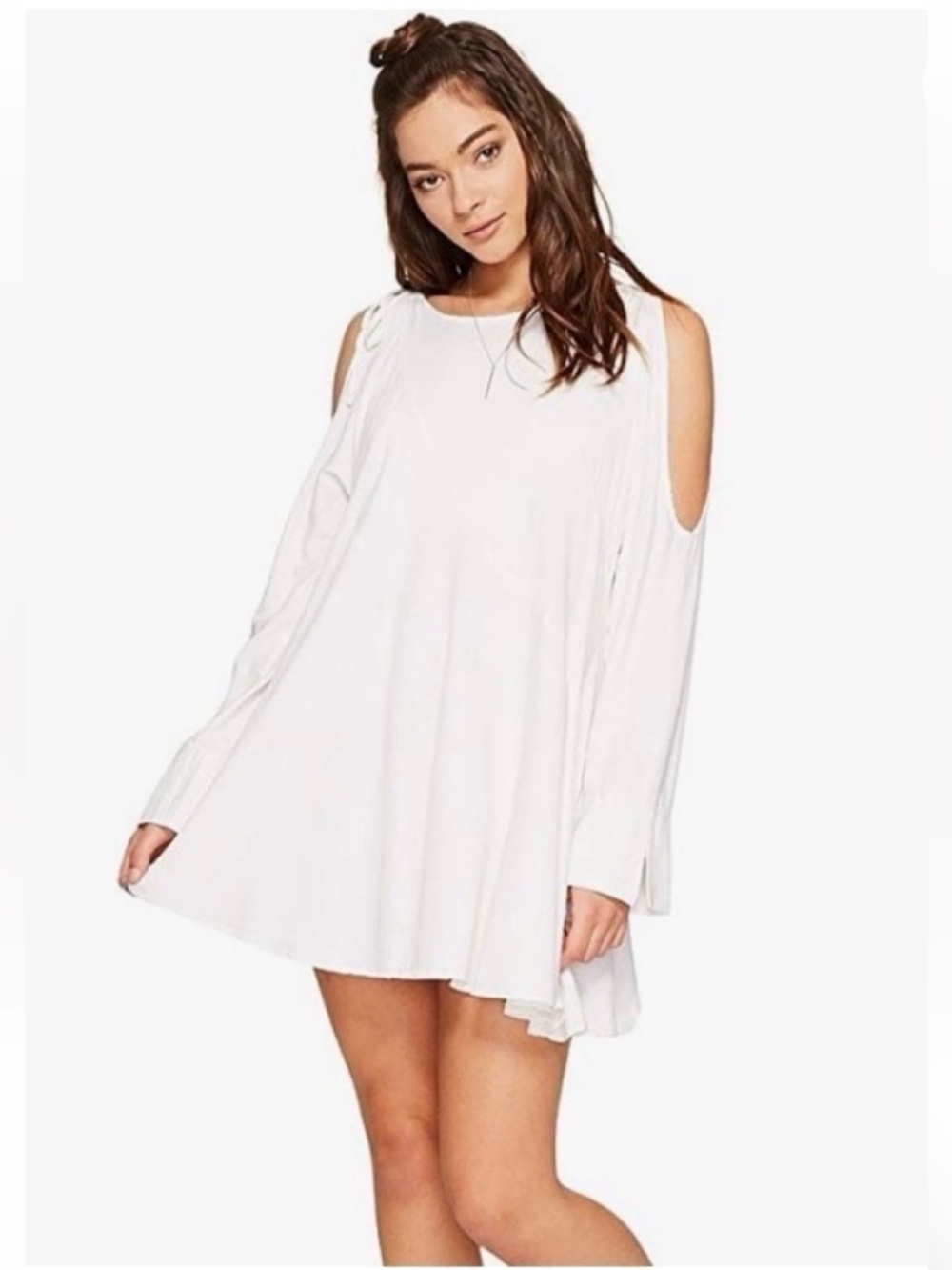 Free People | Clear Skies Cold Shoulder Mini Dress / Tunic S